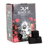 Dum 25mm Black Kolen 1 kg C25 - geur- en smaakvrije waterpijp kolen van Dum Charcoal