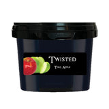 Paradise Twisted Two Apple 200g steam stones in a black tub for shisha and hookah