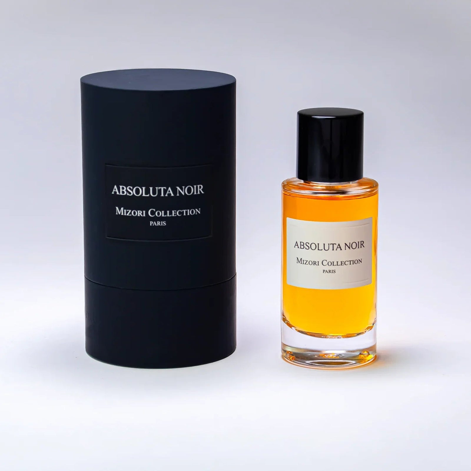 Absoluta Noir parfumdoos van Mizori Collection - donker bloemig geurprofiel met dierlijke noten