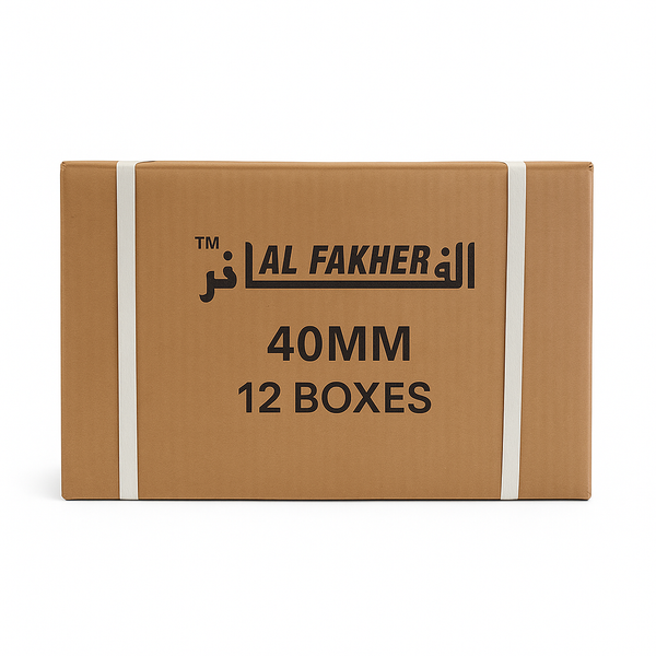 Al Fakher 40mm quick light shisha kolen grootverpakking 12 dozen - waterpijp kolen voor snelle ontbranding