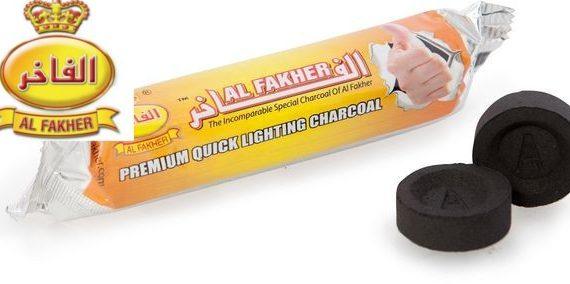 Al Fakher Easy Light shisha kolen 33mm rond, snel aan te steken zonder kolenbrander