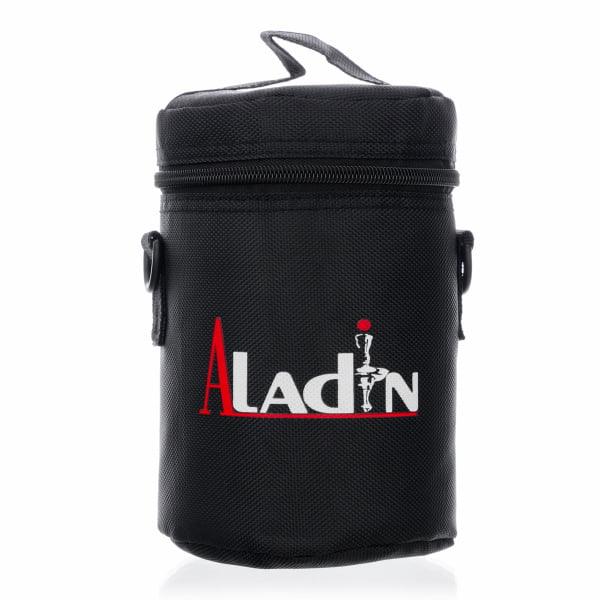 Aladin 2 Go Alu Goud shisha in transporttas, makkelijk meenemen naar strand of vakantie