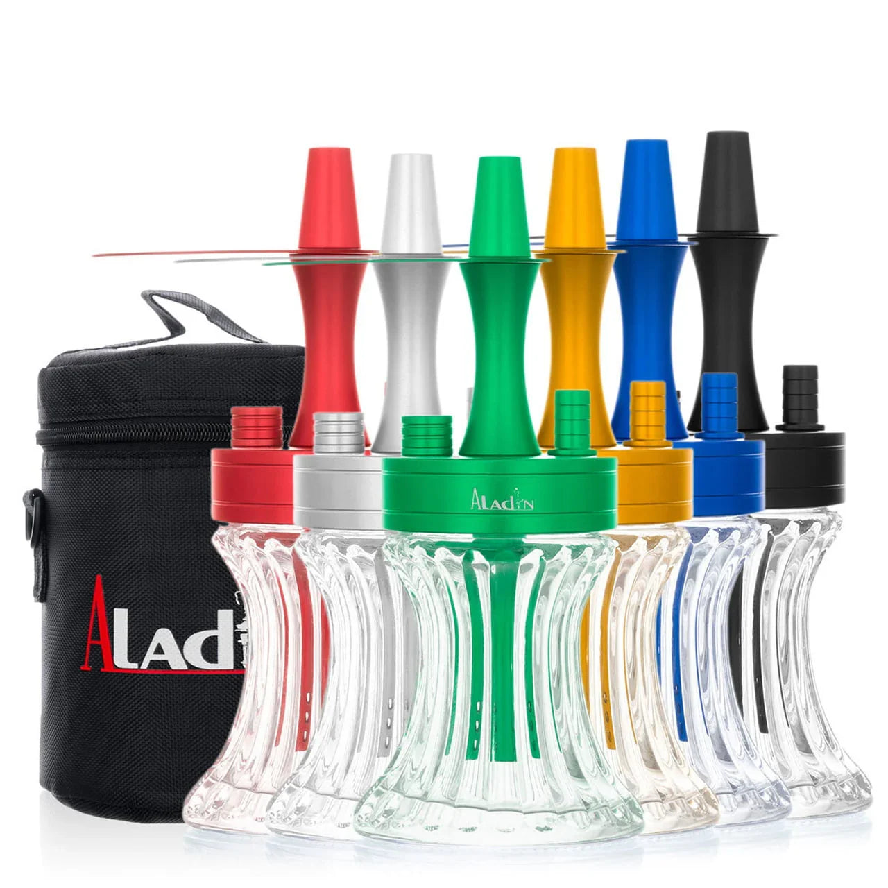 Aladin 2 Go mini shisha met ingebouwde diffuser in rood