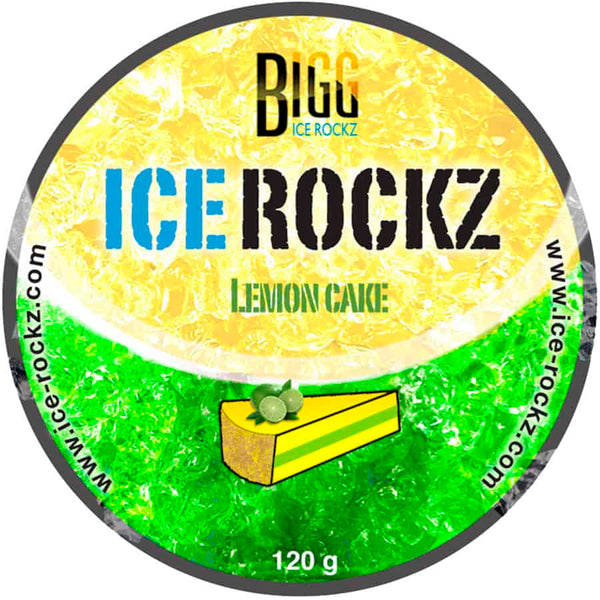 Aladin Bigg Ice Rockz Lemon Cake 120g shisha steam stones - zoet-frisse citroentaart smaak voor de waterpijp