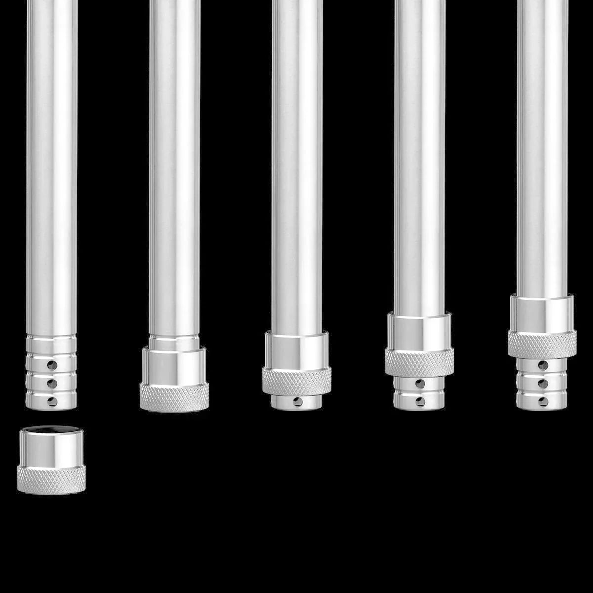 Aladin MVP 360 Shiny Clear verstelbare diffuser voor stille waterpijp sessies