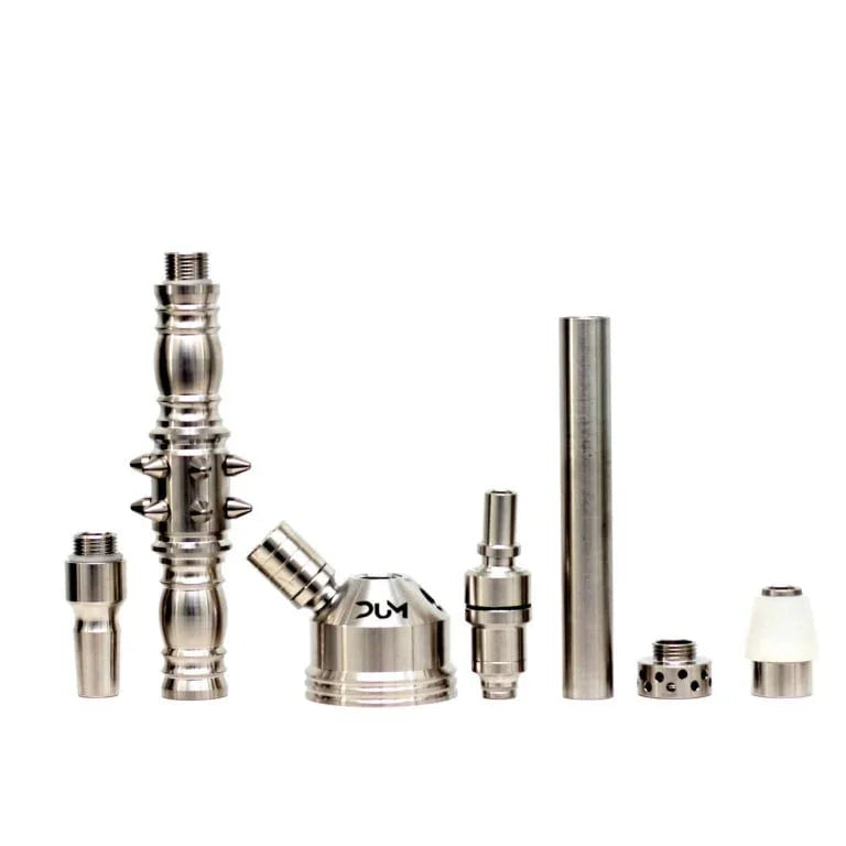 Alle onderdelen van de Dum Philip Plein Large complete shisha set uitgestald