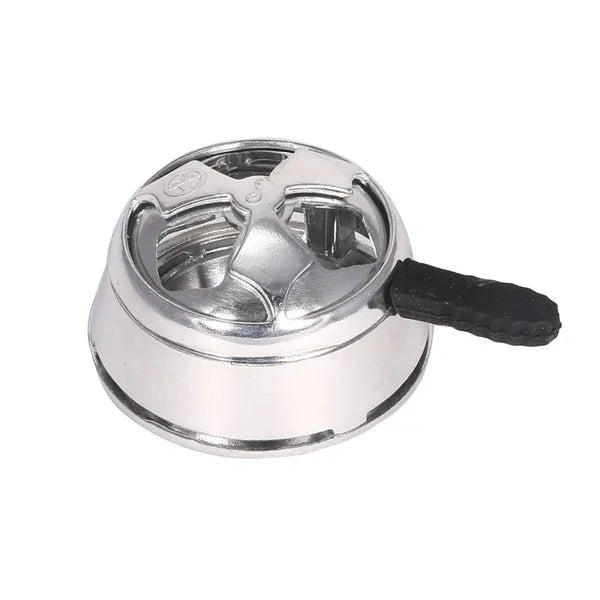 Aluminium heat management device zilver op een waterpijp tabakskop voor gelijkmatige warmteverdeling