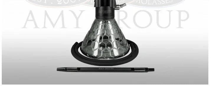 Amy Deluxe 067.01 Rocket glazen waterpijp vaas detail - handgemaakt dik glas
