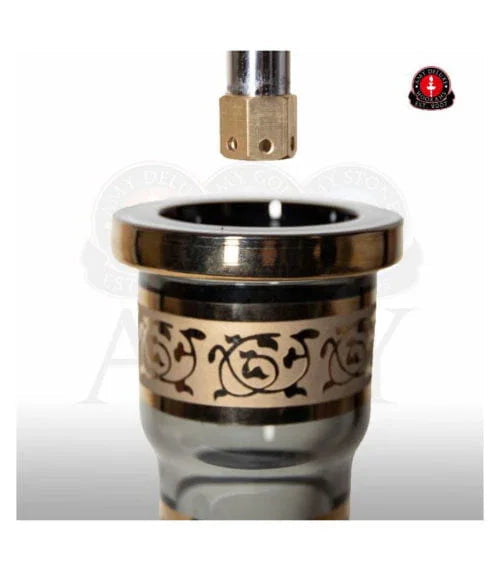 Amy Deluxe 087.01 Tradi shisha - zijaanzicht met losse Oriental Serie vaas