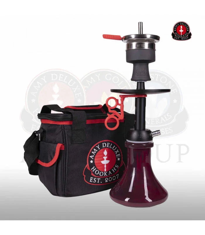 Amy Deluxe 116.03 Alu Mini Bag Zwart - complete set uitgestald