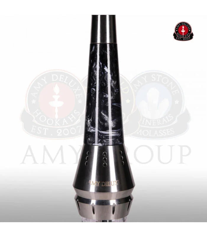 Amy Deluxe 1200 Galactic Steel S zwarte kolom roestvrij stalen pijp