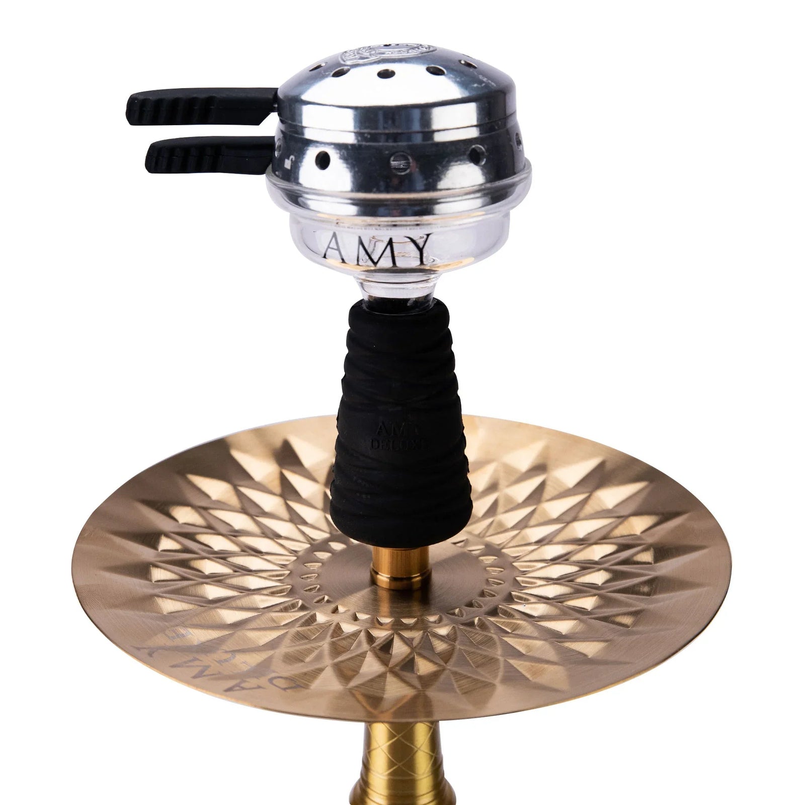 Amy Deluxe 129 Zodiac waterpijp tabakskop met Heat Box - bovenaanzicht