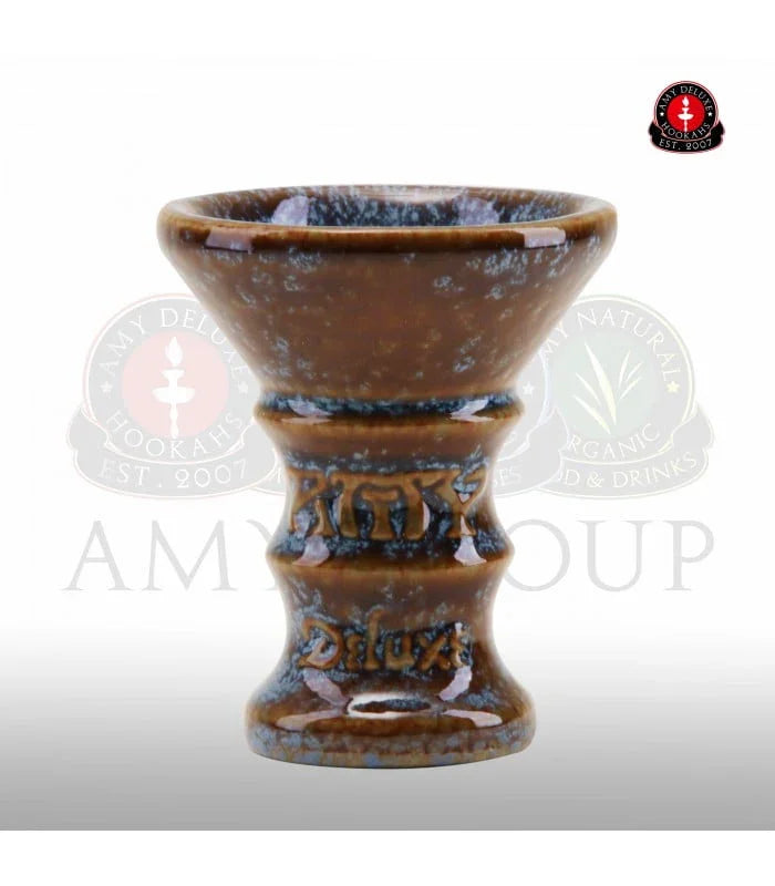 Amy Deluxe AM-0333 shisha tabakskop phunnel geglazuurd - zijaanzicht met maat