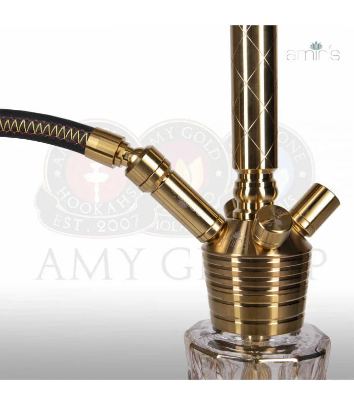 Amy Deluxe Amirs Luxury 801 complete leren shisha slang detail