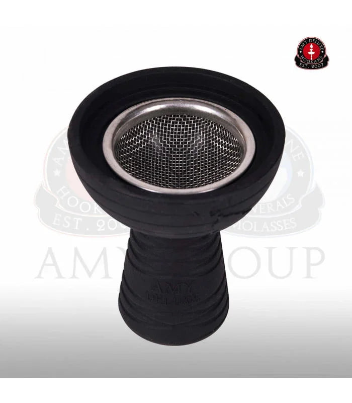 Amy Deluxe Globe Silicone Set Bronze - Vortex siliconen tabakskop op waterpijp shisha opstelling