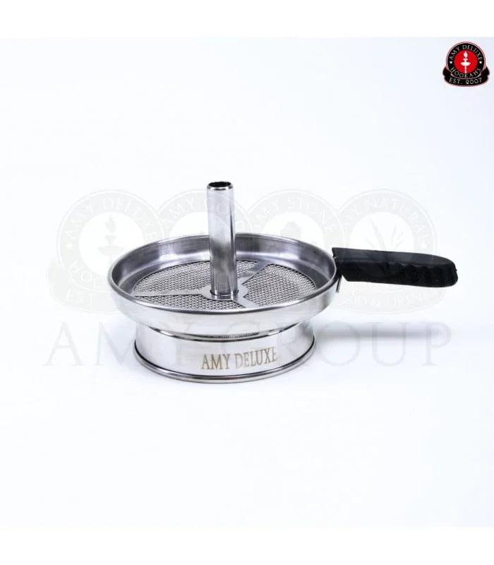Amy Deluxe Hot Screen chimney als alternatief voor aluminiumfolie op de shisha