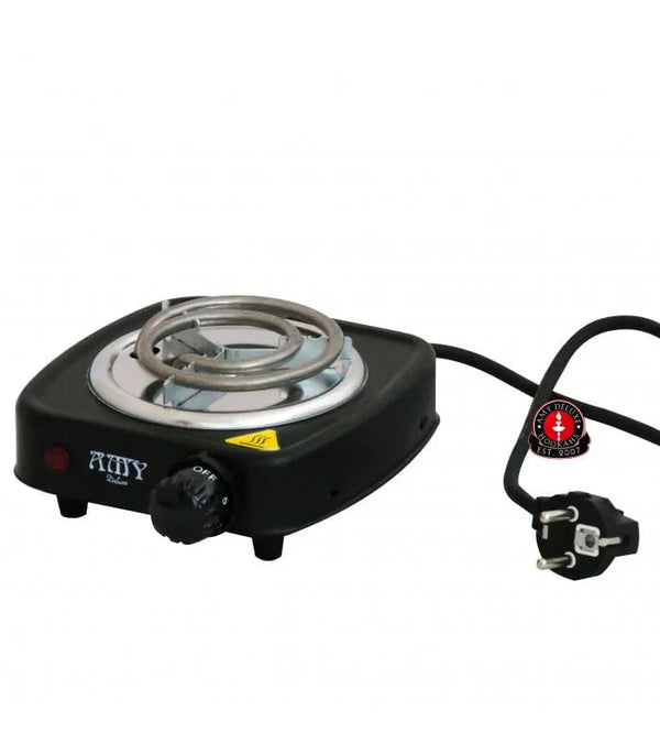 Amy Deluxe Hot Turbo elektrische kolenbrander 500 Watt voor het aansteken van shisha kolen via een gloeidraad
