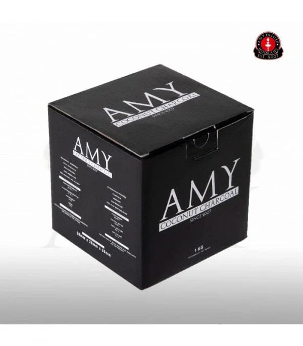 Amy Deluxe Kool 1 KG kokoskolen voor waterpijp geur- en smaakvrije natuurkolen