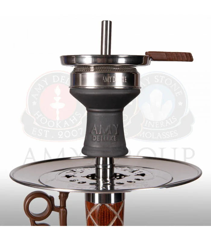 Amy Deluxe Little X-Ray shisha rookkolom die oplicht in het donker