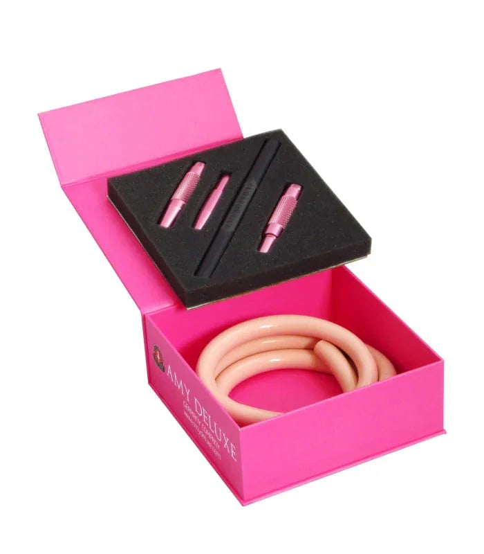 Amy Deluxe siliconen shisha slang S238 roze wasbaar soepel smaakneutraal