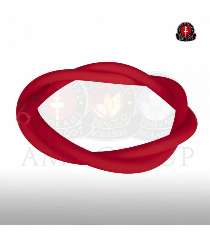 Amy Deluxe siliconen waterpijp slang in rood