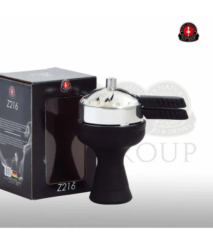 Amy Deluxe siliconen waterpijp tabakskop met heat manager en instelbare luchtsleuven