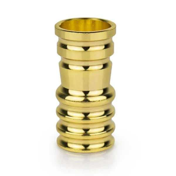Amy Deluxe slangaansluiting adapter goud voor waterpijp