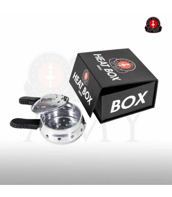 Amy Deluxe Smoke Box Heatmanagement aluminium waterpijp warmtemanager overzicht