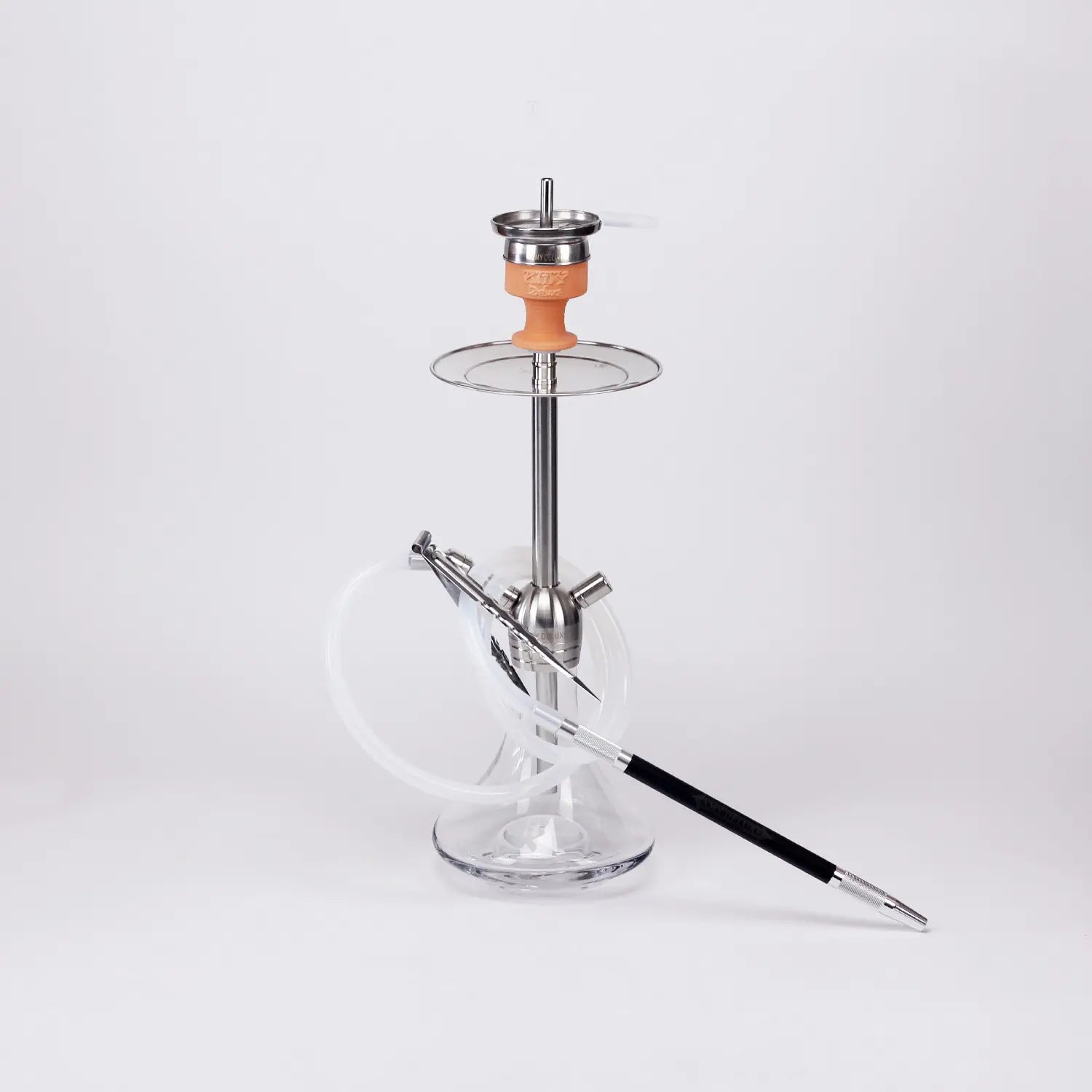 Amy Deluxe SS13 Little Stick luxe shisha set met glazen vaas en siliconenslang