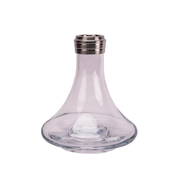 Amy Deluxe SS13 waterpijp vaas in transparant dikwandig glas, schroefsluiting voor shisha van Amy SS-serie