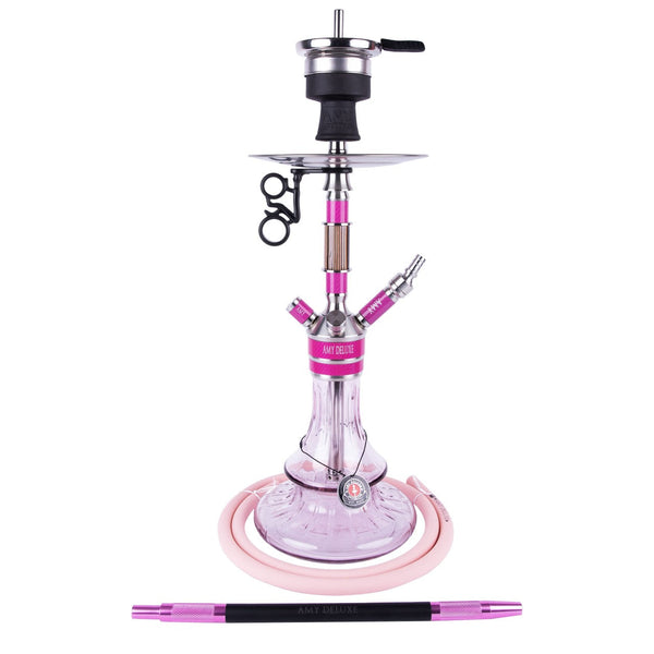 Amy Deluxe SS26.02 Carbonica Solid S roze shisha 60 cm - compleet geleverd met accessoires