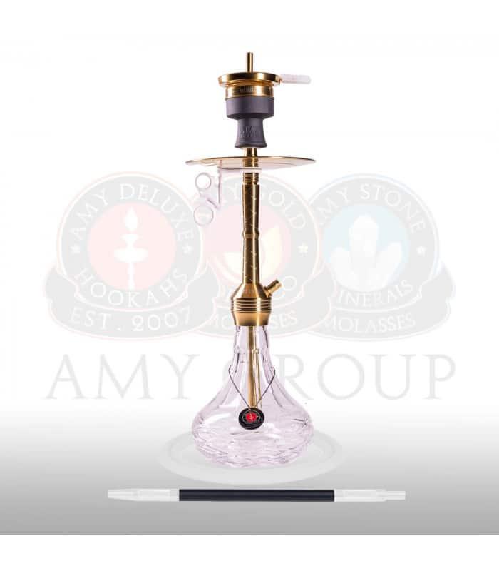 Amy Deluxe SS30.02 Xpress Chill S transparante shisha - compacte waterpijp met magnetische aansluiting