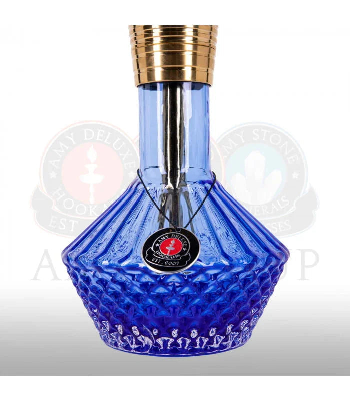 Amy Deluxe SS33.02 Fusion Shine S handgemaakte glazen waterpijp vaas detail
