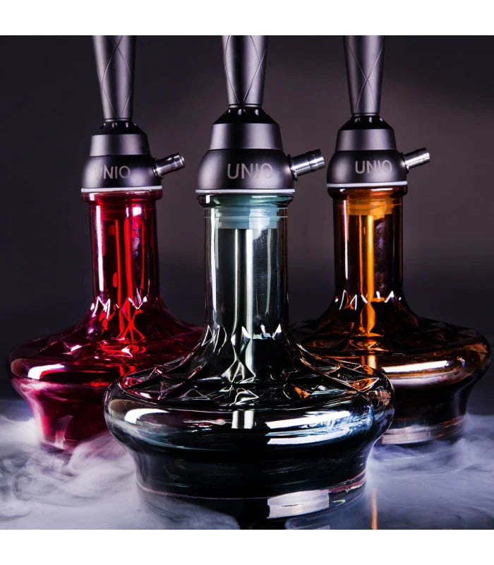 Amy Deluxe Unio shisha mooi detail - strakke afwerking van de rookkolom