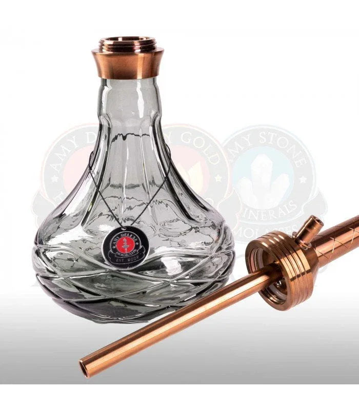 Amy Deluxe Xpress Chill S waterpijp vaas - glazen vaas van de SS30.02 shisha