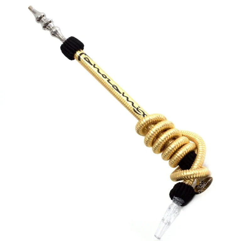 Authentieke Panoramix Oriental rubber waterpijp slang met ergonomisch handvat