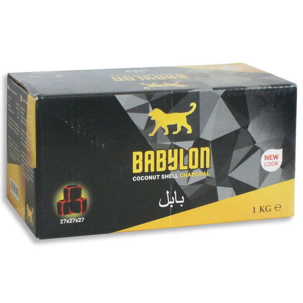 Babylon 27mm shisha kolen 1KG - kokos waterpijp kolen voor shisha en hookah