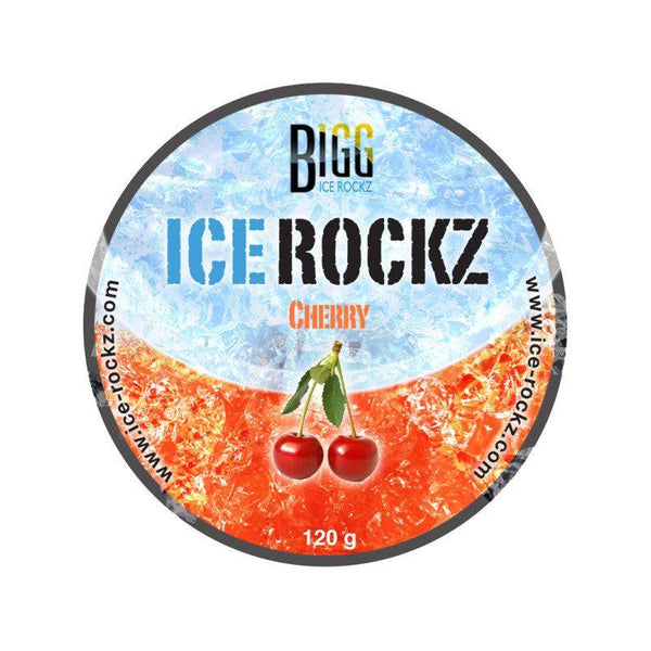 Bigg Ice Rockz Cherry 120gr - nicotinevrije shisha steam stones met kersensmaak en limoen van Ice Rockz