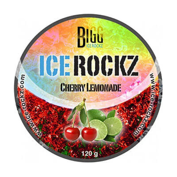Bigg Ice Rockz Cherry Lemonade 120gr verpakking - shisha steam stones van ICE ROCKZ
