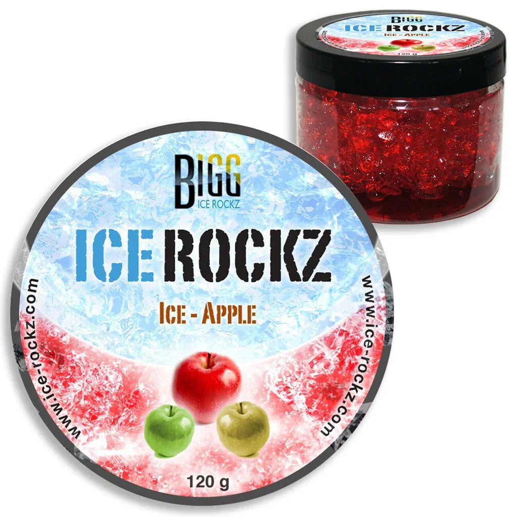 Bigg Ice Rockz Ice Apple nicotinevrije waterpijp steam stones van ICE ROCKZ