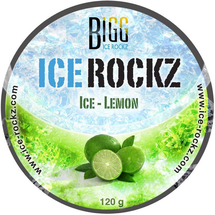 Bigg Ice Rockz Ice Lemon 120 gram steam stones voor waterpijp - frisse limoensmaak shisha