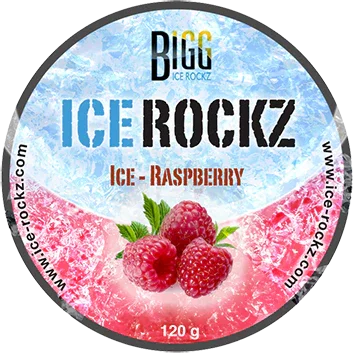 Bigg Ice Rockz Ice Raspberry 120gr steam stones shisha smaak framboos met mint zonder nicotine
