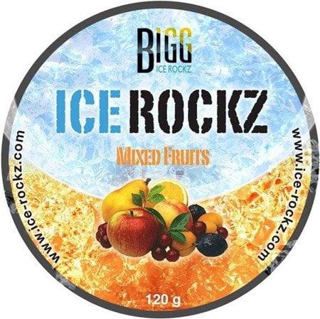 Bigg Ice Rockz Mixed Fruits 120 gram steam stones voor de waterpijp - vooraanzicht pot