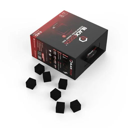 Black Coco's 26mm kokoskolen 4 kg verpakking - shisha waterpijp kolen Cubes26