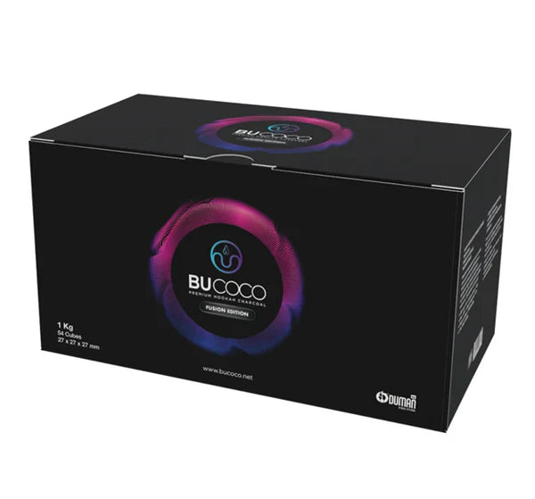 BuCoco 27 mm natuurkolen 1 kg van kokos voor de waterpijp