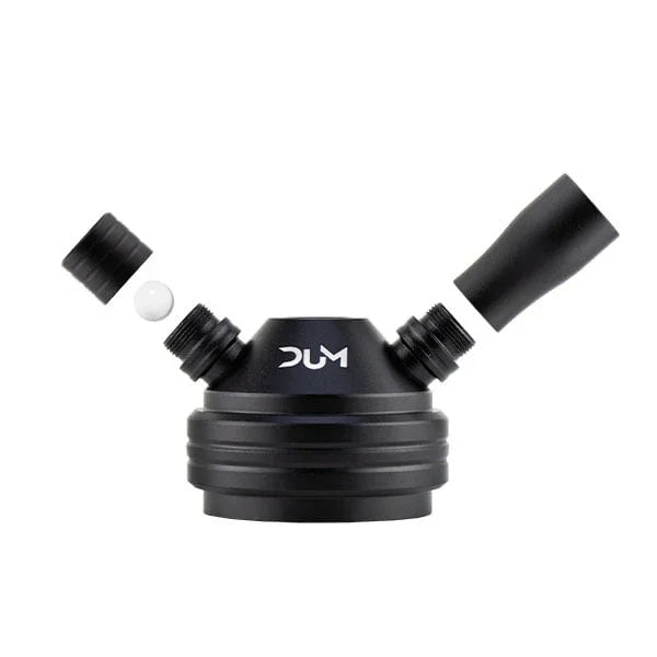 Detail aansluiting Dum Metropole shisha - klik-bevestiging rookkolom