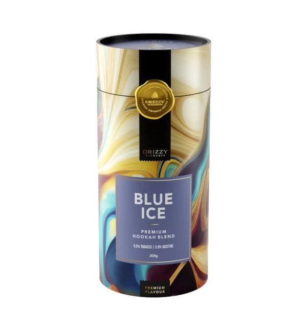 Drizzy Elements Blue Ice 200g - blauwe bes en ice shisha smaak in originele verpakking