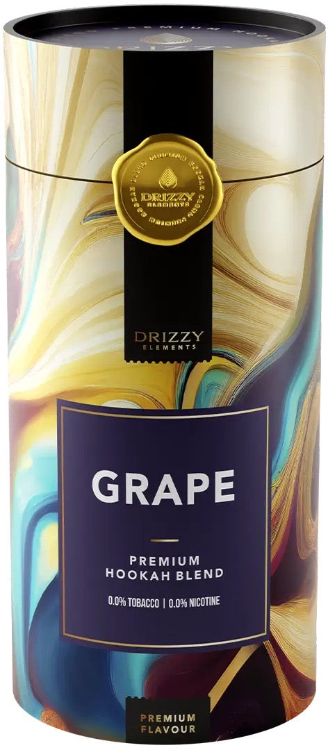 Drizzy Elements Grape tabak 1 kg emmer - shisha tabak en waterpijp tabak met volle druivensmaak