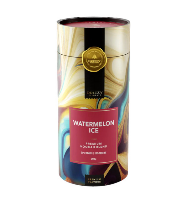 Drizzy Elements Watermelon Ice shisha tabak 200 gram in hersluitbare pot
