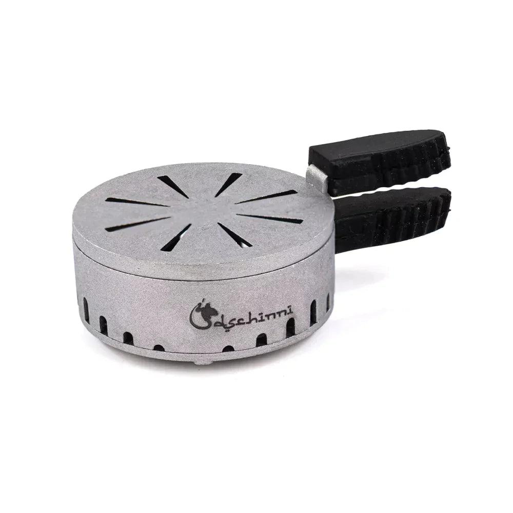 Dschinni The Crown HMD Silver - heat management device voor shisha en waterpijp, zilveren aluminium uitvoering